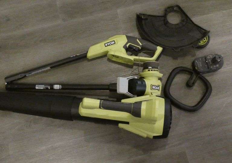 Ryobi 18v Blower & String Trimmer Combo Kit with Battery & Charger