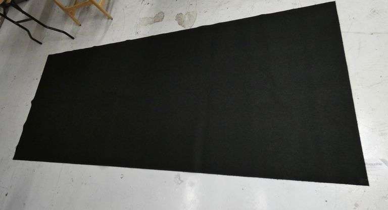 116" x 47 " Black Ruggable Runner Mat