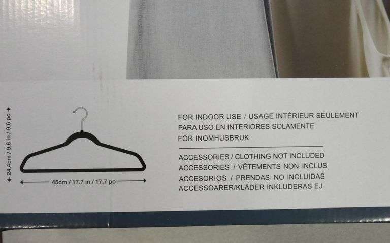 Two 50 Packs Non Slip Clothes Hangars