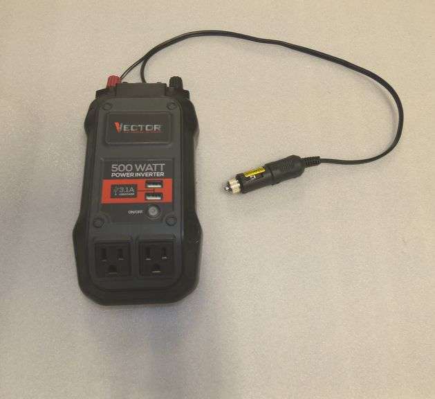 VECTOR 500 Watt Power Inverter with USB Charger