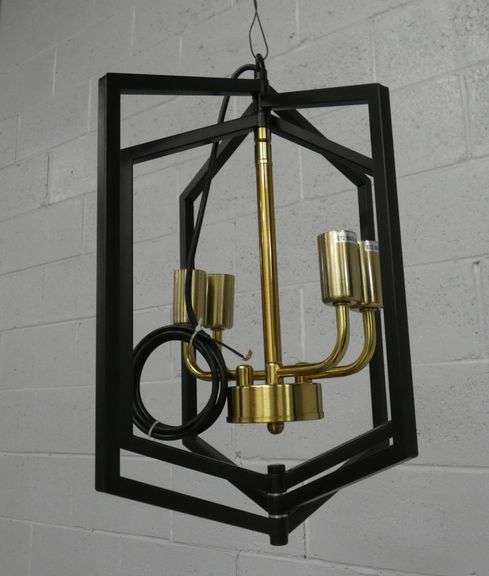 New 4 Light Hanging Lamp @16" high