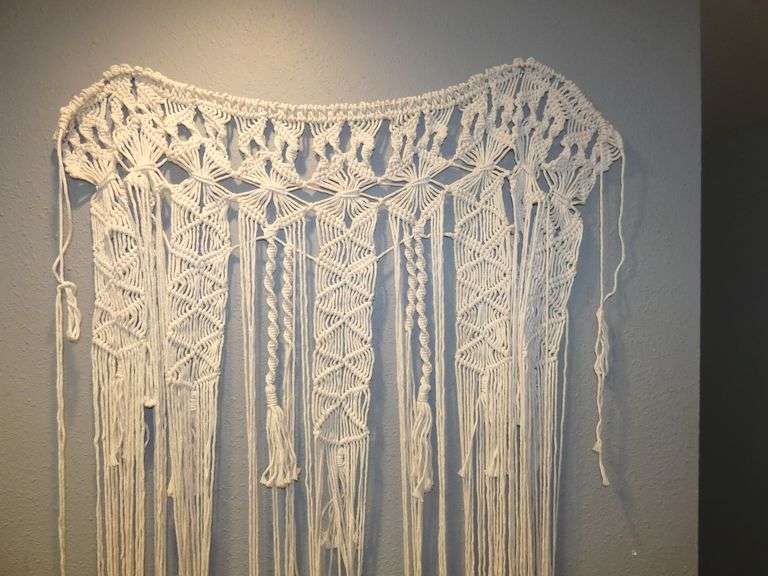 Macrame Door / Wall Hanging & Cushion