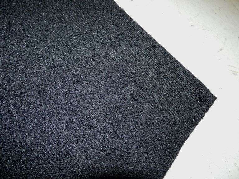 116" x 47 " Black Ruggable Runner Mat