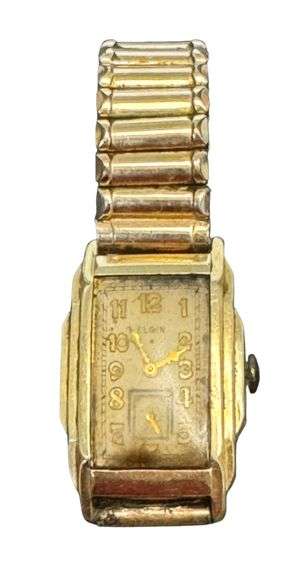 Vintage Men's Elgin Wrist Watch - 14K Gold Filled