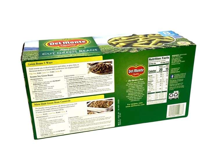 8 Pack Del Monte Green Beans