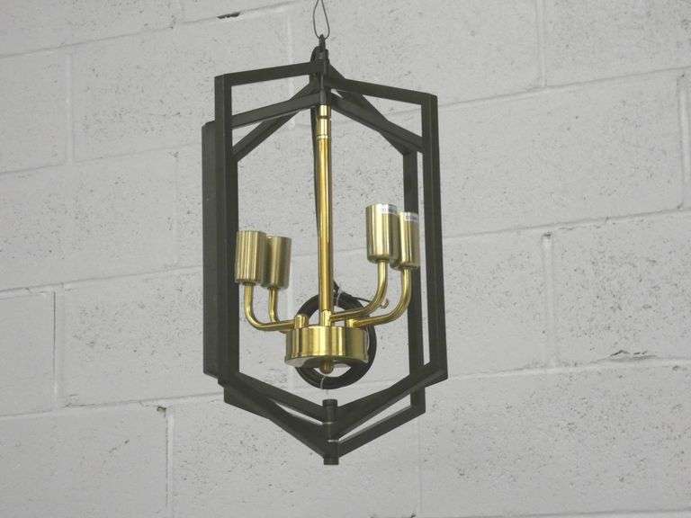 New 4 Light Hanging Lamp @16" high
