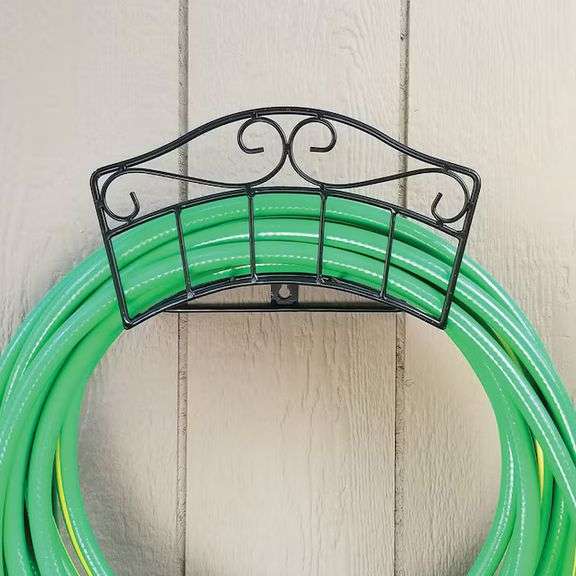Style Selections Steel 100-ft Wall-mount Hose Hanger - No Hardware