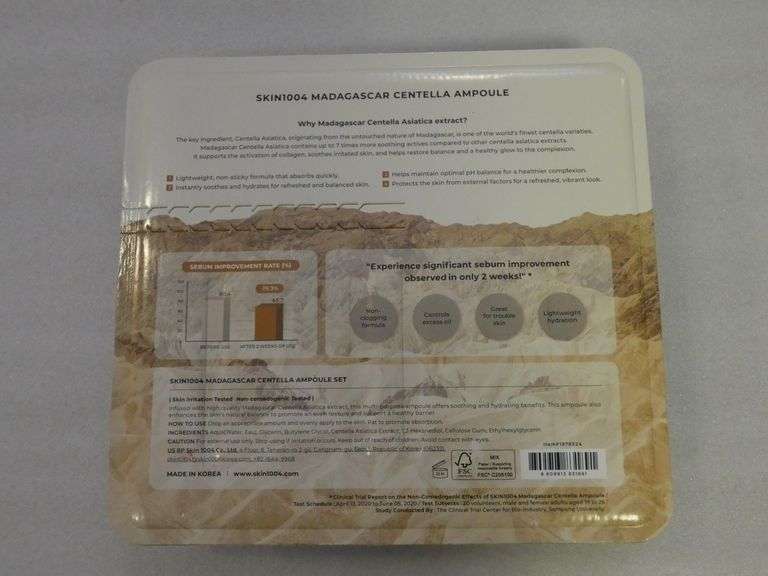 2 Pack 130ml Madagascar CENTELLA Ampoule Set