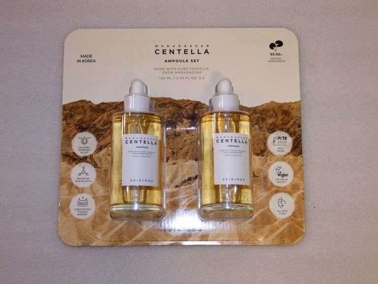 2 Pack 130ml Madagascar CENTELLA Ampoule Set