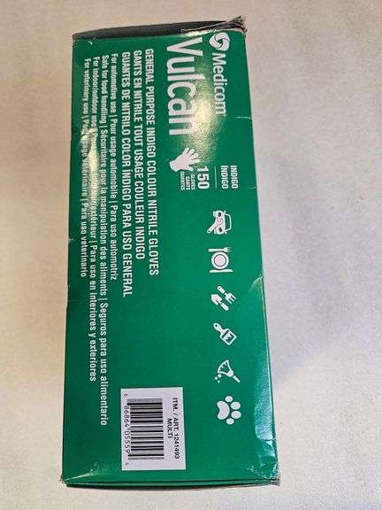 2 Boxes Medicom VULCAN Nitrile Gloves Size XL