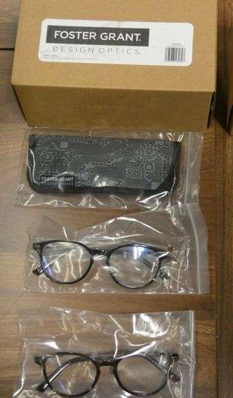 2 New Pairs Foster Grant Design Optics +1.75 Reading Glasses