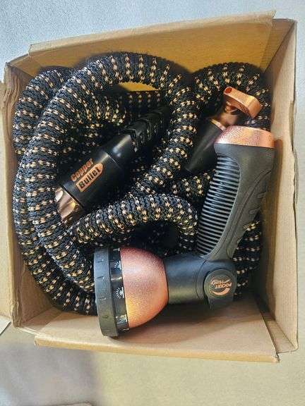 Copper Bullet Pocket Hose with Thumb Drive Nozzle