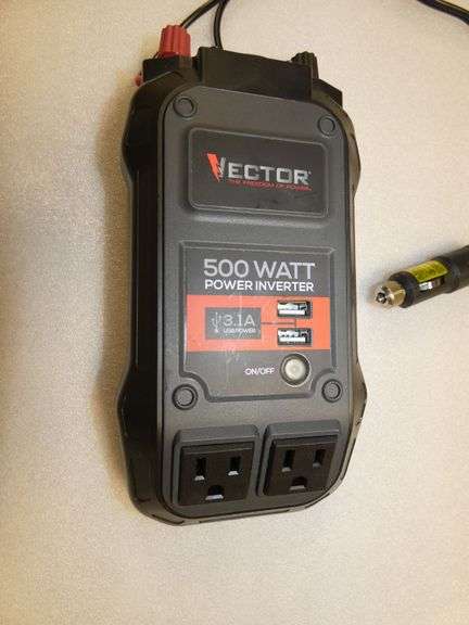 VECTOR 500 Watt Power Inverter with USB Charger