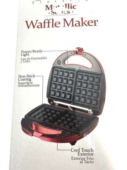 Continental Electric Metallic Series Brand Waffle Maker