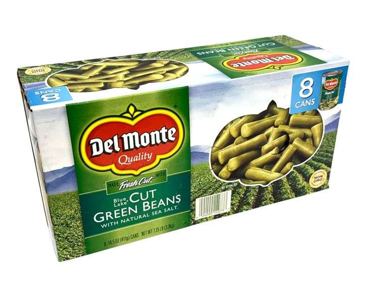 8 Pack Del Monte Green Beans