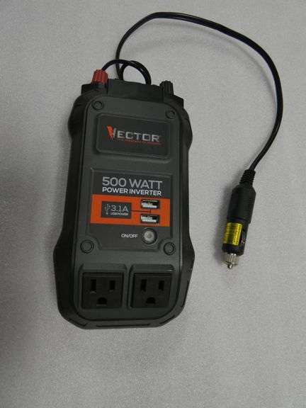 VECTOR 500 Watt Power Inverter with USB Charger