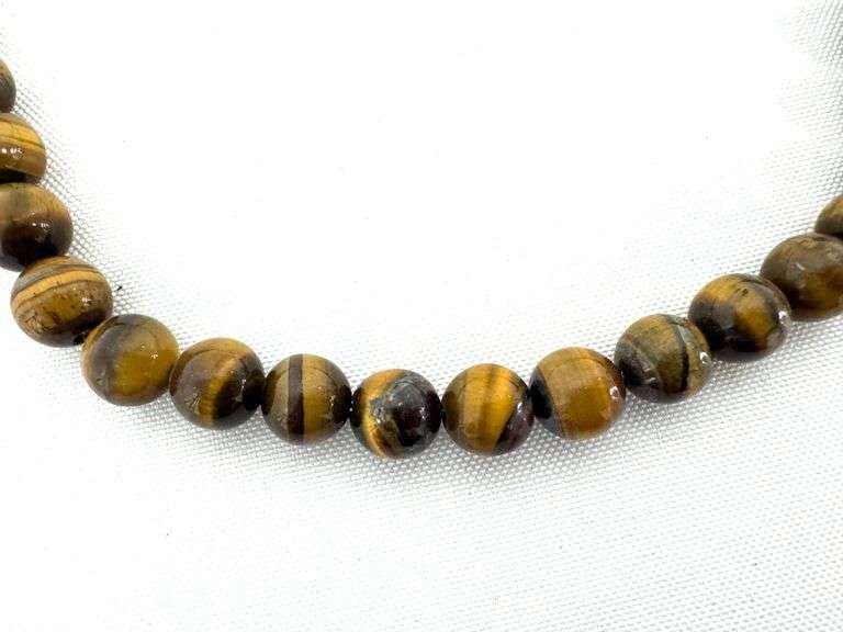Men's Tiger's Eye Beaded Necklace - 23-1/2" Long