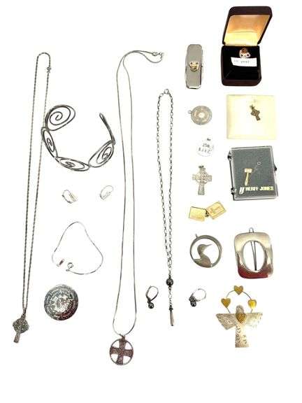 Large Collection of Vintage Costume & Sterling Jewelry