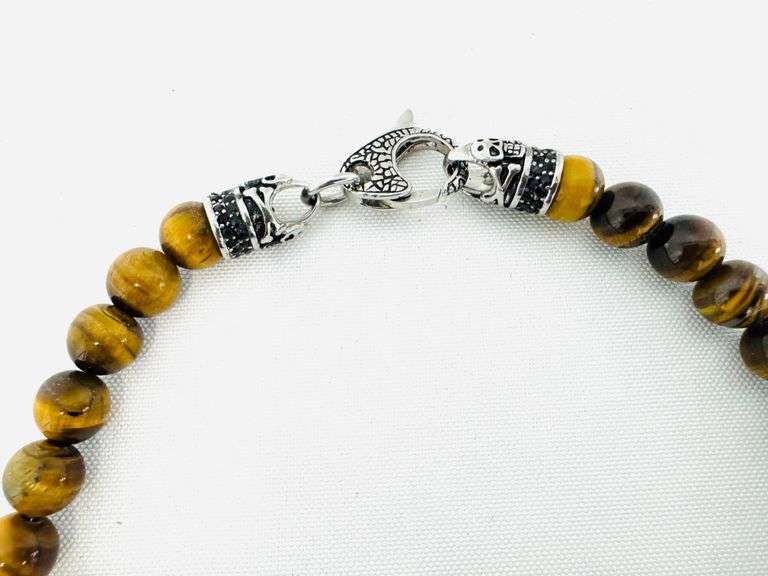 Men's Tiger's Eye Beaded Necklace - 23-1/2" Long