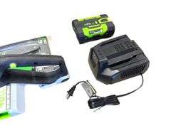 4pc EGO 56V Cordless Weed Trimmer/Chainsaw WITH BATTERY!