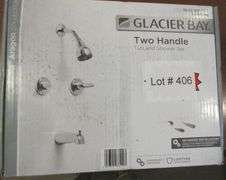 New Glacier Bay 1002 910 927 Two Handle Tub & Shower Set