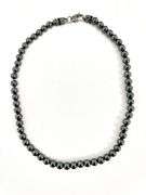 Men's Hematite Beaded Necklace - 23-1/2" Long