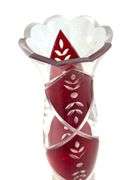 Lenox Crystal Vase, 9" Flower Vase Crimson Splendor