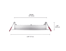 New 4 Pack Slim LED Color Changing Recessed Light Kit