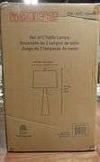 New Set of 2 Tapered Table Lamps