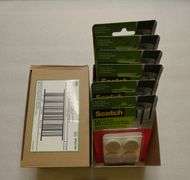 2 New Boxes of 96 Scotch 3M 1" Felt Furniture Pads -192 pads total