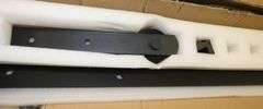 New HOMLUX 48" Black Barn Door Mounting Hardware & Rail Kit