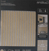 Artika Oak & Grey Sonolok Sound-Absorbing Slatted Panel Kit