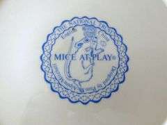 National Trust "Mice At Play" English Bone China Collectible 8" Plate