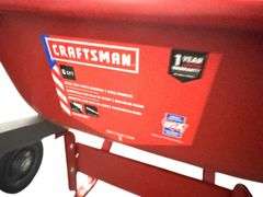 CRAFTSMAN 6-cu ft 1 Wheel Steel Push Wheelbarrow, See Description