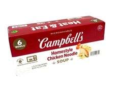 6 Bowls Campbell's Microwavable Chicken Noodle Soup