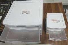 2  New Sets of 3 Sterilite Storage Drawers