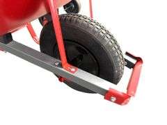 CRAFTSMAN 6-cu ft 1 Wheel Steel Push Wheelbarrow, See Description