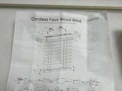 New 39"x64" 2.5"Grey Cordless Window Blind