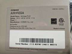 New COWAY Air Purifier for Large Room / Whole Home Up to 4,253ft²