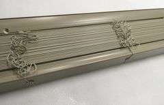 New 39"x64" 2.5"Grey Cordless Window Blind