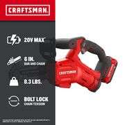 CRAFTSMAN V20 20-Volt Max 6-in Cordless Chainsaw - Tool Only