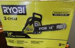 RYOBI 14" Gas 2-Stroke Chainsaw