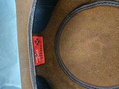 New Brown Leather Eldorado Voodoo Hat by American Hat Makers