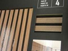 Artika WALNUT Sonolok Sound-Absorbing Slatted Panel Kit