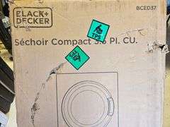 New Black & Decker BCED37 Compact Clothes Drier 3.5cu ft, 120v
