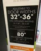 New Andersen 90003 BRONZE Luminaire Retractable Screen Door $228 Retail