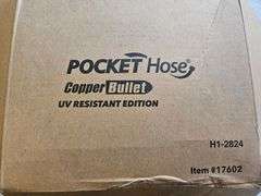 Copper Bullet Pocket Hose with Thumb Drive Nozzle