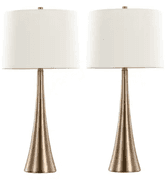 New Set of 2 Tapered Table Lamps