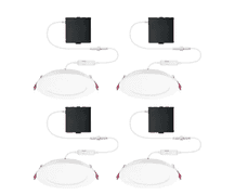 New 4 Pack Slim LED Color Changing Recessed Light Kit