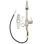 Project Source Tucker Stainless Steel Single Handle Deck-mount Pull-down Kitchen Faucet with Sprayer